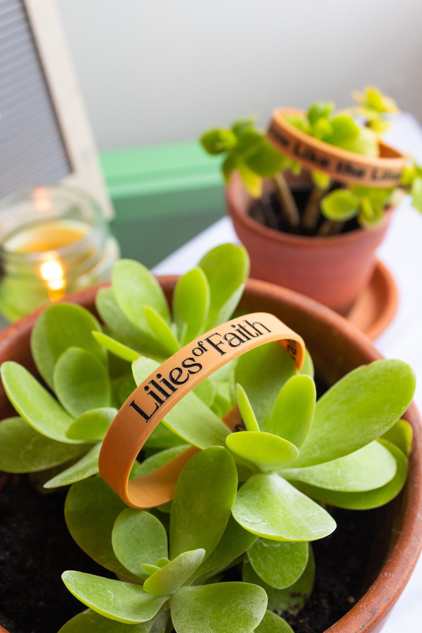 “Grow Like the Lilies” Wristband